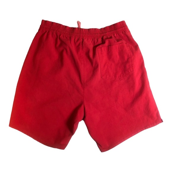 Vintage 80s/90s Rad-icals Red Shorts | Made in Laos | Size M - Picture 5 of 14